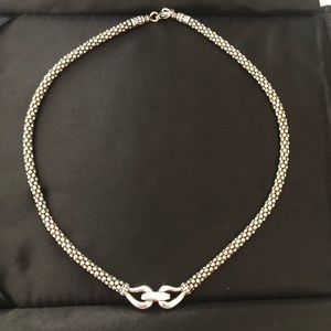 Lagos Derby Buckle Caviar Choker Necklace